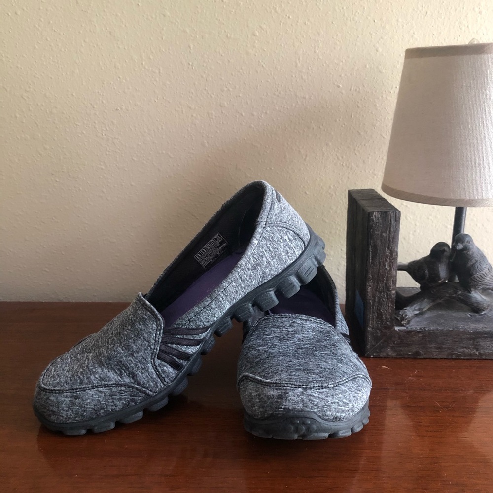 Skechers Grey Loafers with Memory Foam